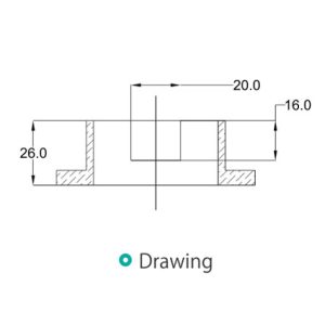 Wall Concealed Handrail DF ALWCH 02