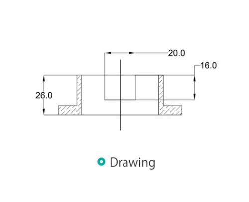 Wall Concealed Handrail DF ALWCH 02