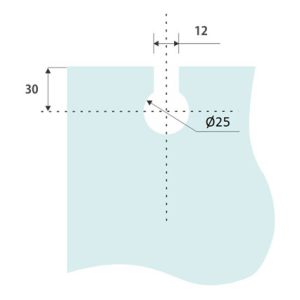 Glass Sliding Fittings DF GSF 011 A