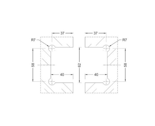 Shower Hinges SS304/SS316 DF SH 13