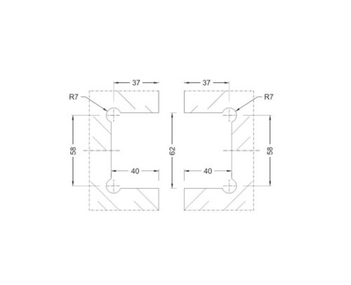 Shower Hinges SS304/SS316 DF SH 14