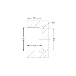 Shower Hinges SS304/SS316 DF SH 15