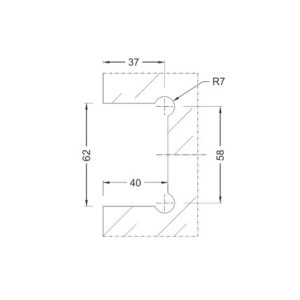 Shower Hinges SS304/SS316 DF SH 16