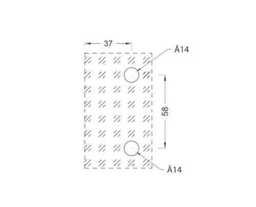 Shower Hinges SS304/SS316 DF SH 17