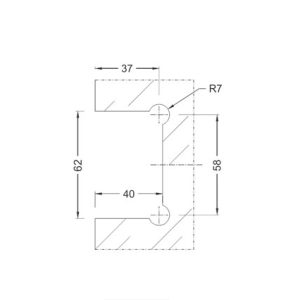 Shower Hinges SS304/SS316 DF SHB 18