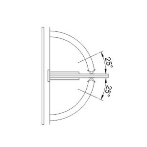 Shower Hinges – Brass DF BSH 11