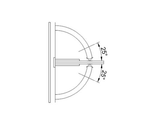 Shower Hinges – Brass DF BSH 11