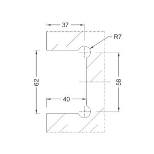 Shower Hinges – Brass DF BSH 11