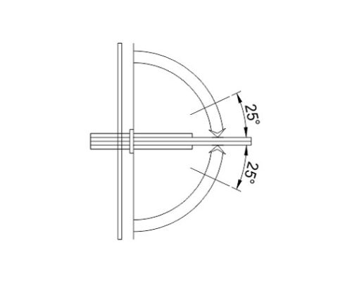 Shower Hinges – Brass DF BSH 12