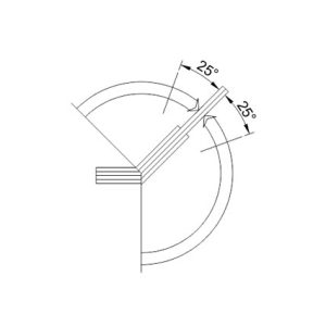 Shower Hinges – Brass DF BSH 13