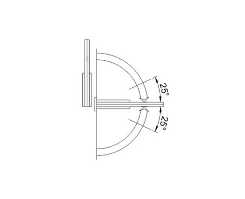 Shower Hinges – Brass DF BSH 14