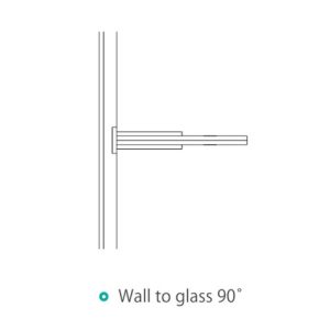 Shower Hinges – Brass DF BSH 15