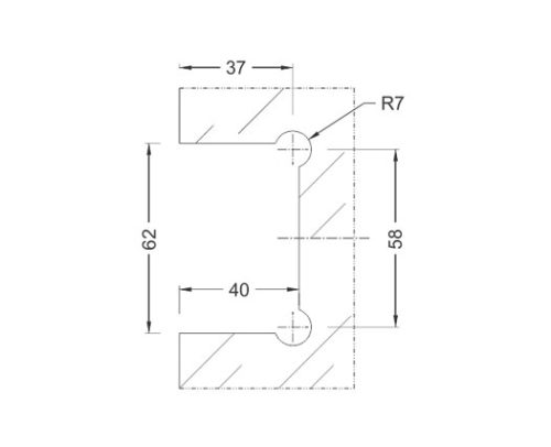 Shower Hinges – Brass DF BSH 15