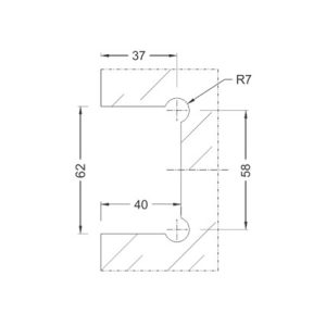 Shower Hinges – Brass DF BSH 16