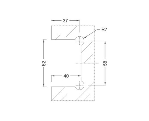 Shower Hinges – Brass DF BSH 16