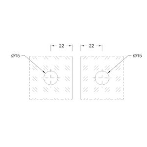 Glass Connector SS304/SS316 DF GC 04