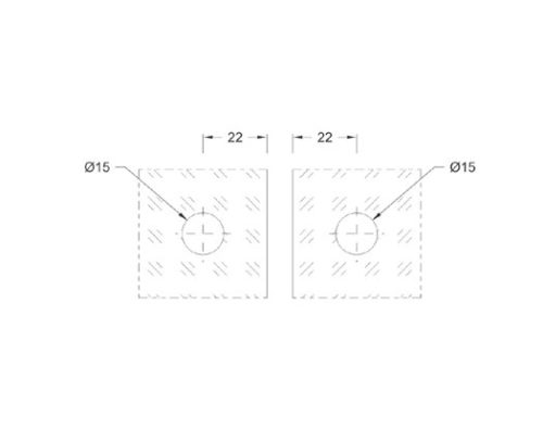 Glass Connector SS304/SS316 DF GC 04