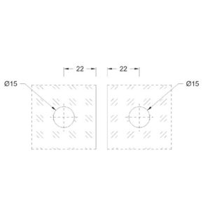 Glass Connector SS304/SS316 DF GC 05
