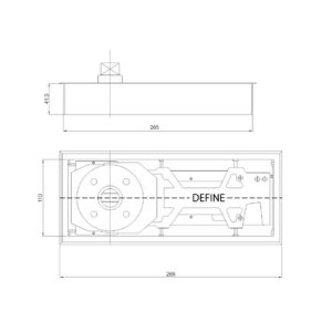 Floor Spring DF FS 604