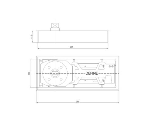 Floor Spring DF FS 604