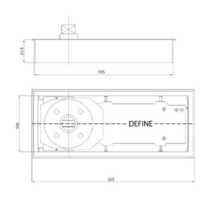 Floor Spring DF FS 1040