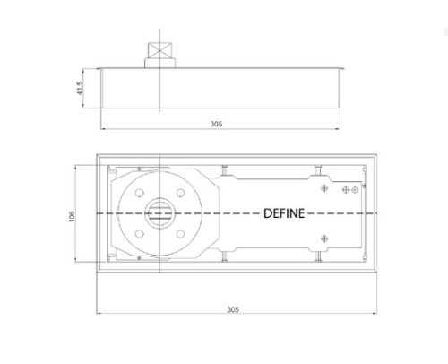 Floor Spring DF FS 1040