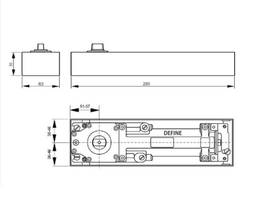 Floor Spring DF FS 3040
