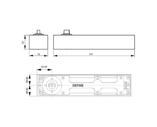 Floor Spring DFC FS 3045