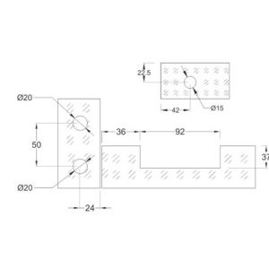 Solid Patch Fittings SS304 DF PF 127L