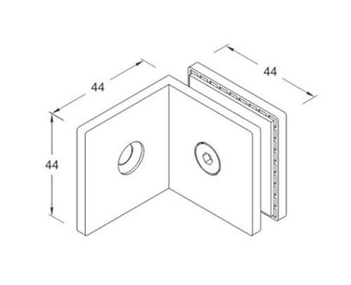 Glass Connector SS304/SS316 DF GC 02