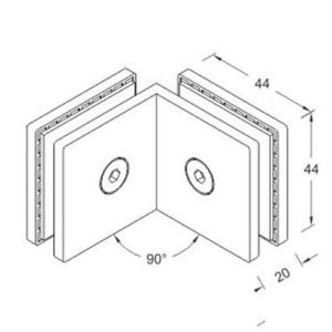 Glass Connector SS304/SS316 DF GC 04