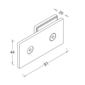 Glass Connector SS304/SS316 DF GC 06