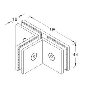 Glass Connector SS304/SS316 DF GC 07