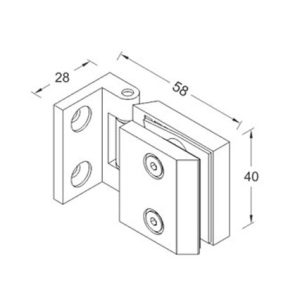 Glass Connector SS304/SS316 DF GC 08