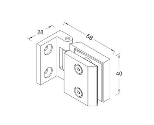 Glass Connector SS304/SS316 DF GC 08
