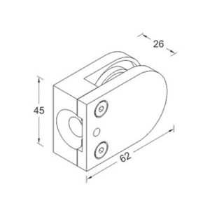 Glass Connector SS304/SS316 DF GC 10