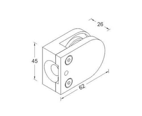 Glass Connector SS304/SS316 DF GC 10
