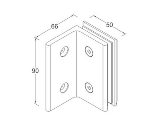 Glass Connector SS304/SS316 DF GC 11