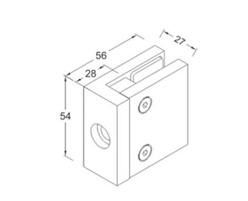 Glass Connector SS304/SS316 DF GC 12