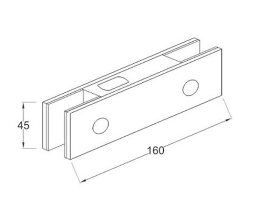 Solid Patch Fittings SS304 DF PF 122