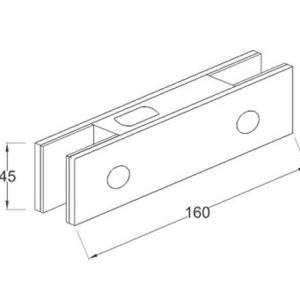 Solid Patch Fittings SS304 DF PF 123S