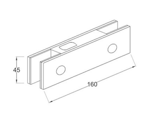 Solid Patch Fittings SS304 DF PF 123S