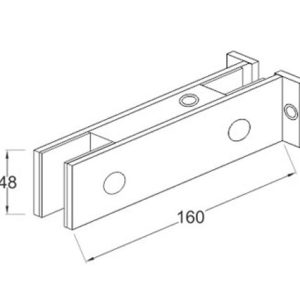 Solid Patch Fittings SS304 DF PF 124
