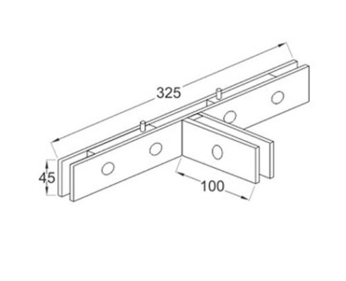 Solid Patch Fittings SS304 DF PF 128