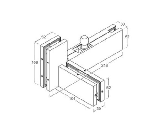 Patch Fittings DF PF 707R