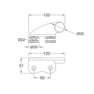 Point Patch Fittings SS304/316 DF PPF 222