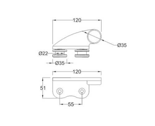 Point Patch Fittings SS304/316 DF PPF 222