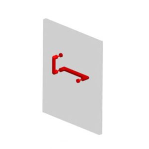 Shower Cubicle Glass Handle SS304/316 DF SCH 06