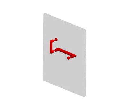 Shower Cubicle Glass Handle SS304/316 DF SCH 06
