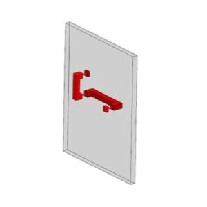 Shower Cubicle Glass Handle SS304/316 DF SCH 07